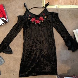 Black Velvet Dress
